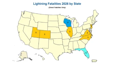 Featured image for “Florida takes the lead in lightning fatalities across the country”