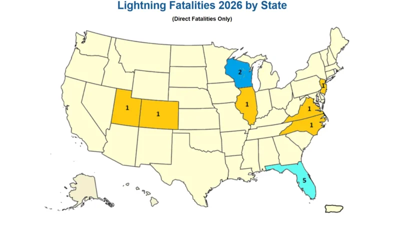 Featured image for “Florida takes the lead in lightning fatalities across the country”