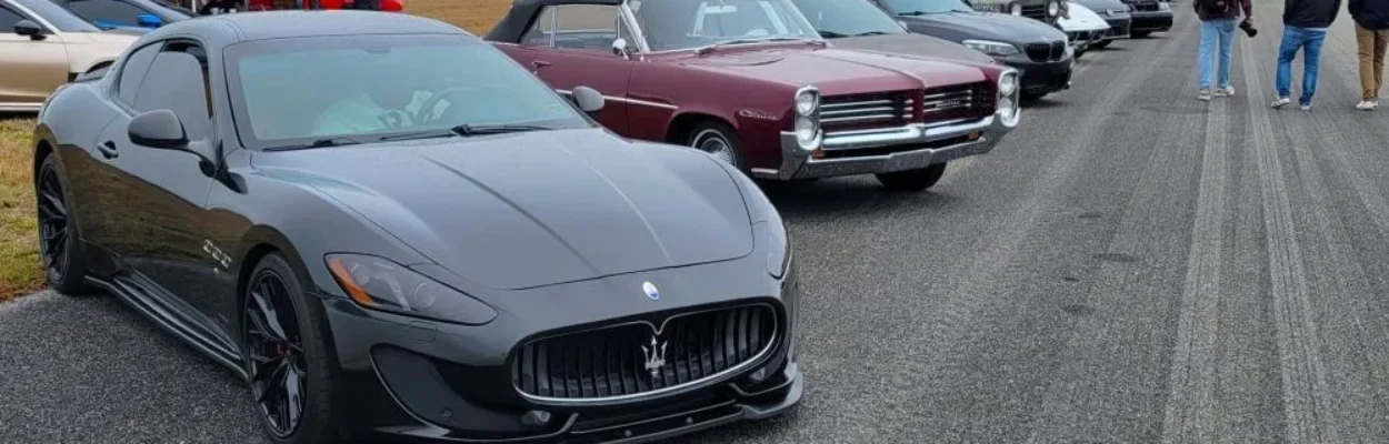 cars in a line for a previous event by the same promoter as the Endless Summer Showcase