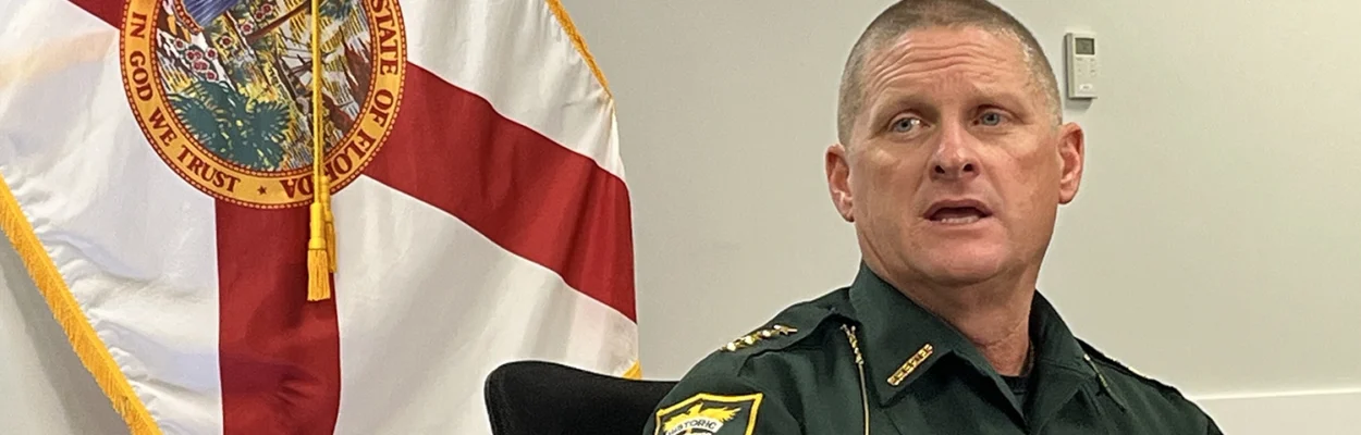 St. Johns County Sheriff Rob Hardwick, who confirmed that the county will remove at least some of its Flock license plate readers.