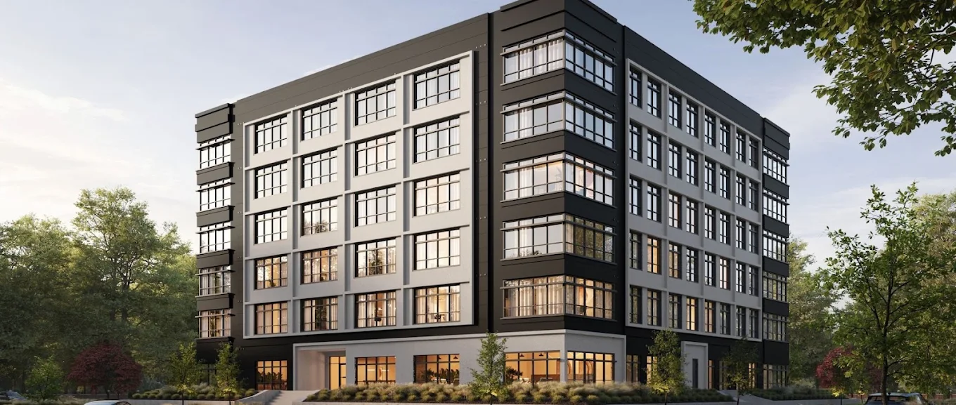 A rendering of the Interra Apartments in Arlington