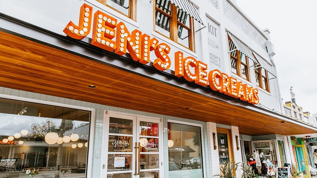 The front of a Jeni's Splendid Ice Cream shop