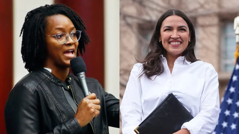 Featured image for “Alexandria Ocasio-Cortez endorses Democratic Senate candidate Angie Nixon”