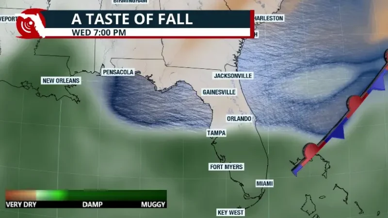 Featured image for “A hot start to the week across Florida, but relief is on the way”