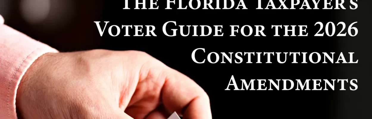 A statewide government watchdog group issued its “2026 Florida TaxWatch Voter Guide to Florida’s Constitutional Amendments," including Amendment 3, on Friday, September 18, 2026.