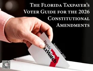 Featured image for “Florida TaxWatch urges ‘no’ vote on Amendment 3”