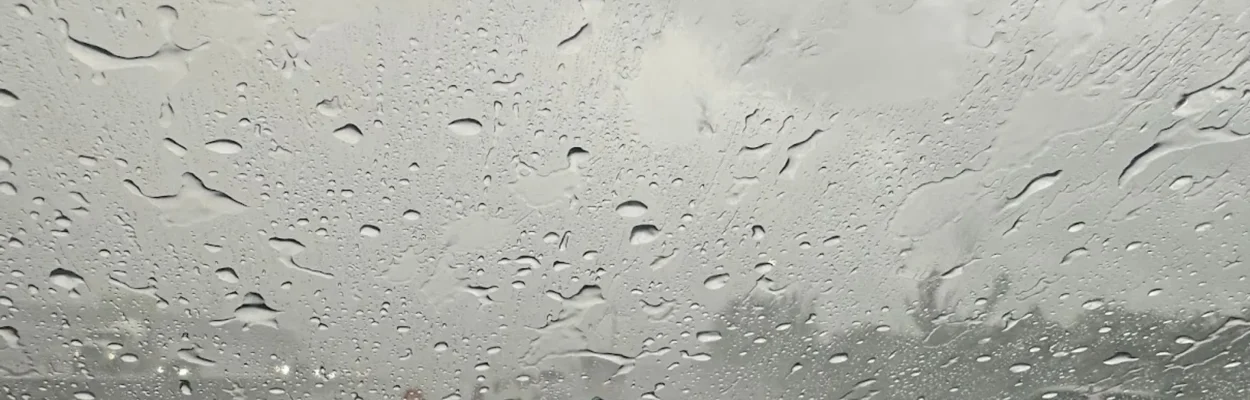 Periods of heavy rain can obstruct visibility on the road and make driving dangerous.