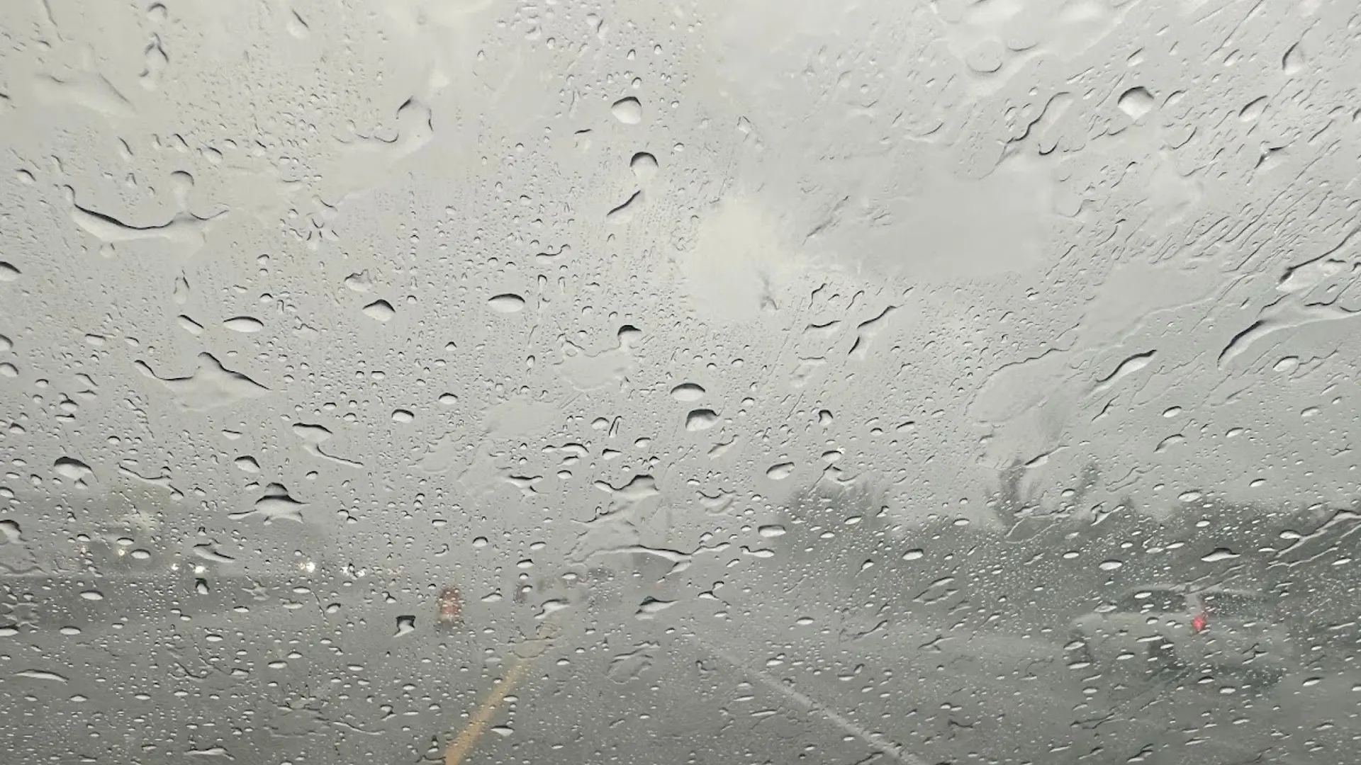 Periods of heavy rain can obstruct visibility on the road and make driving dangerous.