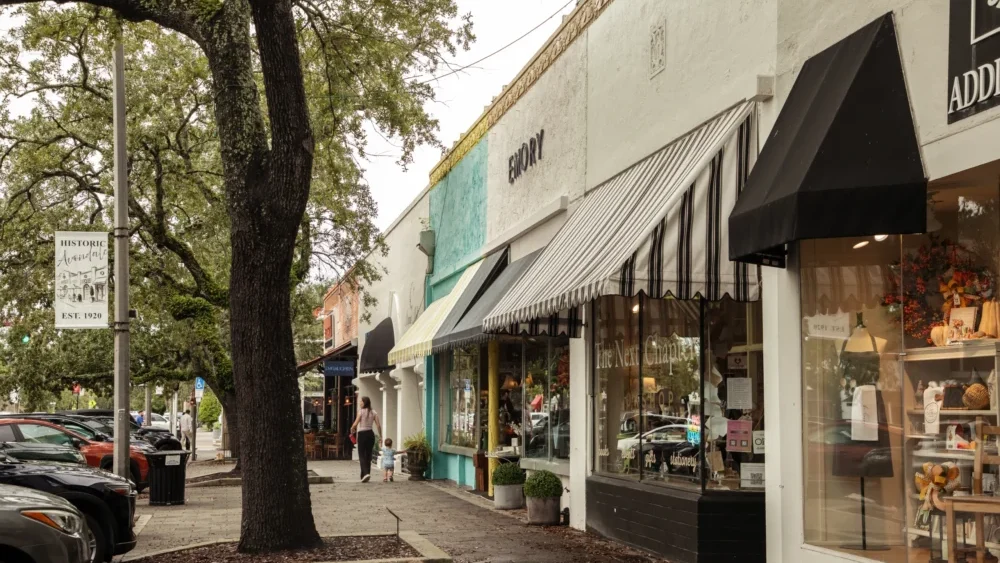 Avondale's main business district, St. Johns Avenue