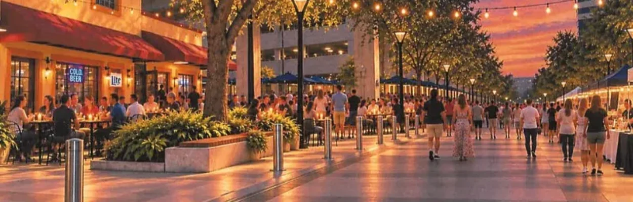 A rendering of the Flagler Avenue Festival Street.