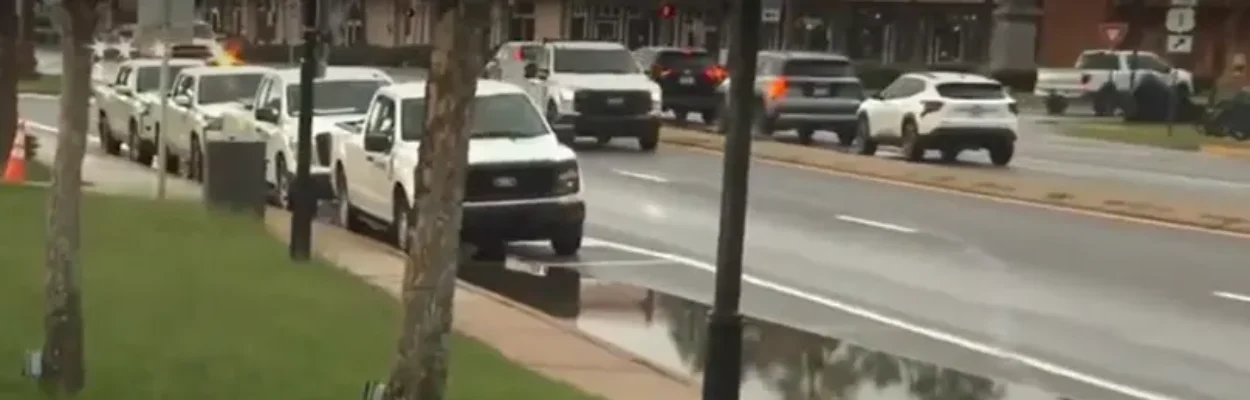 Flooding in the streets of St. Augustine.