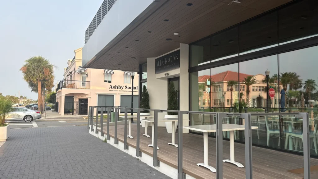 Exterior of Alder & Oak in Jacksonville Beach