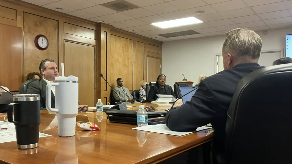 A housing authority board meeting.