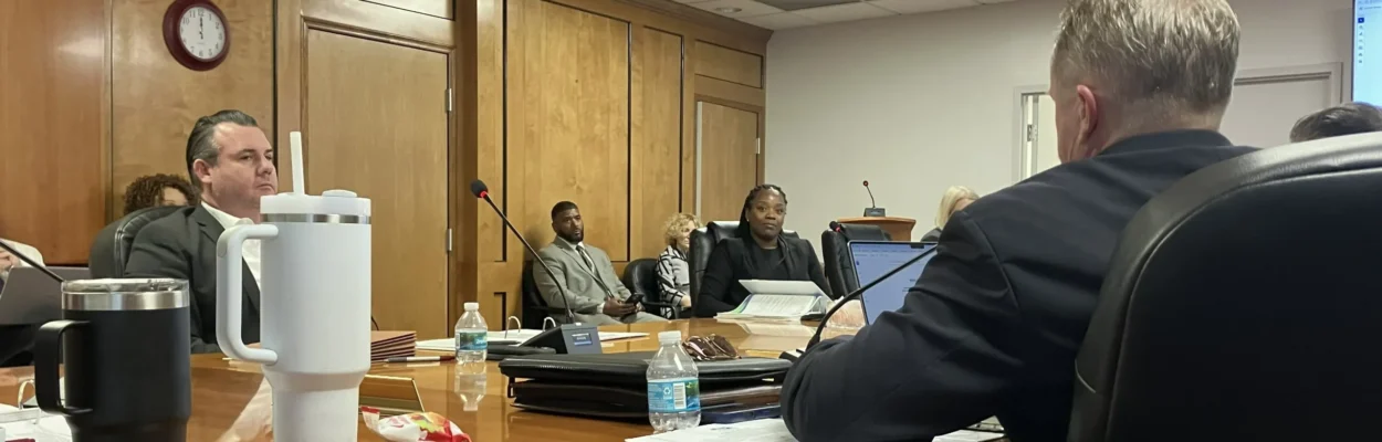 A housing authority board meeting.
